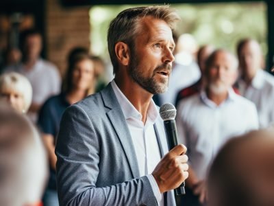 portrait-elegant-professional-businessman-speaking-conference